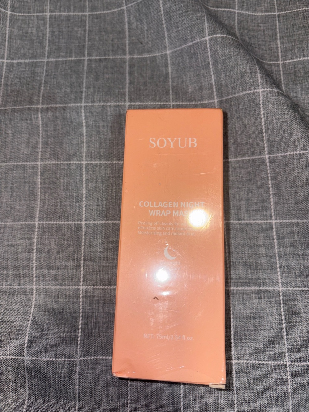SOYUB Collagen Night Wrap Mask - Peach/Coral Box